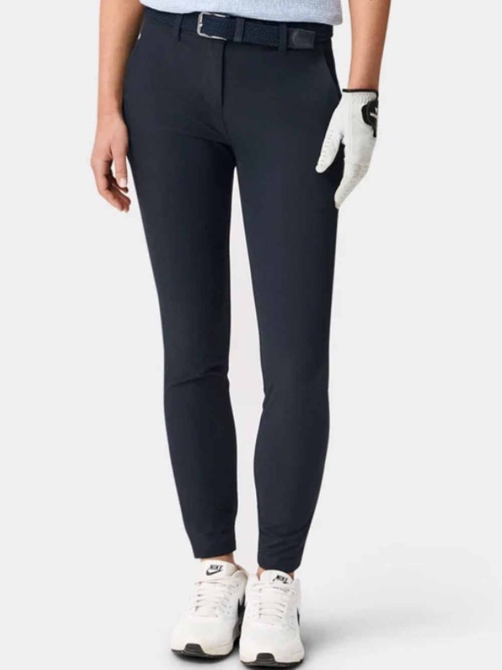 Macade Women’s L (40) Regular Golf Four-Way Stretch Jogger - Navy slim fit